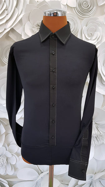 Free Aust-wide shipping.  Best price worldwide with tracking.  Made in Italy this stylish, stretch body shirt comes with built-in pants.    Available in collar sizes 36cm to 44cm.  Made using exclusive B-stretch fabric - Breathable, quick drying fabric.