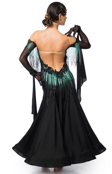 Discover the ultimate in luxury and style with our Couture Made-to-Measure Ballroom and Latin Competition Dresses at Dancewear For You. Each dress is custom-made to order, allowing you to choose your perfect colour combination for a truly unique look. Crafted from the world’s finest fabrics and trims, these stunning dresses come fully decorated as shown, featuring exquisite embellishments and Swarovski crystals (where specified) for maximum sparkle on the dance floor. Whether you need a Ballroom or Latin co