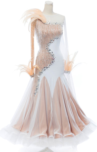 Discover the ultimate in luxury and style with our Couture Made-to-Measure Ballroom and Latin Competition Dresses at Dancewear For You. Each dress is custom-made to order, allowing you to choose your perfect colour combination for a truly unique look. Crafted from the world’s finest fabrics and trims, these stunning dresses come fully decorated as shown, featuring exquisite embellishments and Swarovski crystals (where specified) for maximum sparkle on the dance floor. Whether you need a Ballroom or Latin co