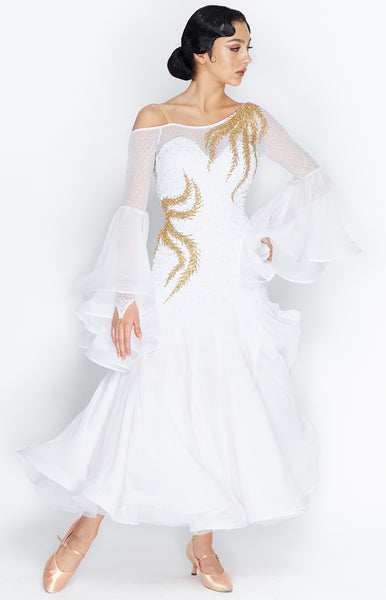 sasuel dancesport costume ballroom competition dancesport dress made to measure from dancewear for you australia in perth