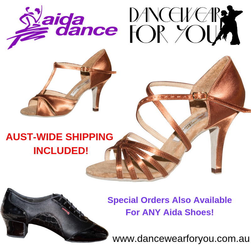 Aida Dance Shoes with free shipping from Dancewear For You Australia