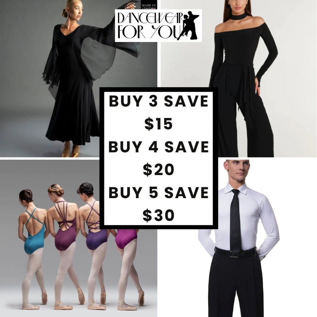 DANCEWEAR DISCOUNTS - SAVE ON ALL YOUR FAVOURITES FOR ALL DANCE STYLES TODAY!