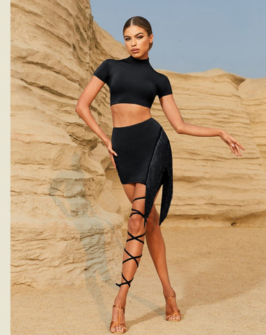 Free Australia-wide Shipping - fast & secure worldwide with tracking.  Personal Service.  Complete Zym Dance Range Available.  Best Price Guaranteed.  Best-selling Latin Skirt. The side fringe detailing adds a playful and dynamic element to the skirt, while the leg straps