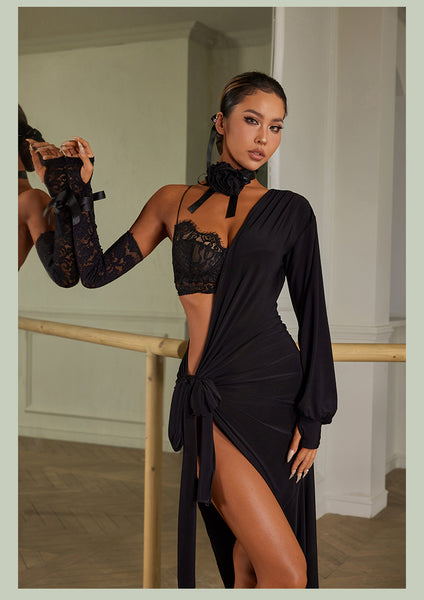 Free Australia-wide Shipping - Best Price Guaranteed Worldwide.  Prepare to beautiful and command the dance floor with our charming Latin dance dress. Featuring a unique adjustable wrap-around skirt design and a high side slit 