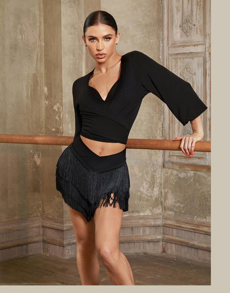 Free Australia-wide Shipping. &nbsp;Best Price Worldwide.

Best Seller! Turn heads in the Luxe Fringe Skirt, the essential piece for every dance enthusiast. The playful fringe detailing bursts with magnetic energy, adding a dynamic flair to your movements. Crafted for versatility and durability, it’s ideal for year-round wear. The triangle cut enhances your legs, creating a sleek, elongated look. Perfect for Latin, Samba &amp; Salsa practice, performance and competition.