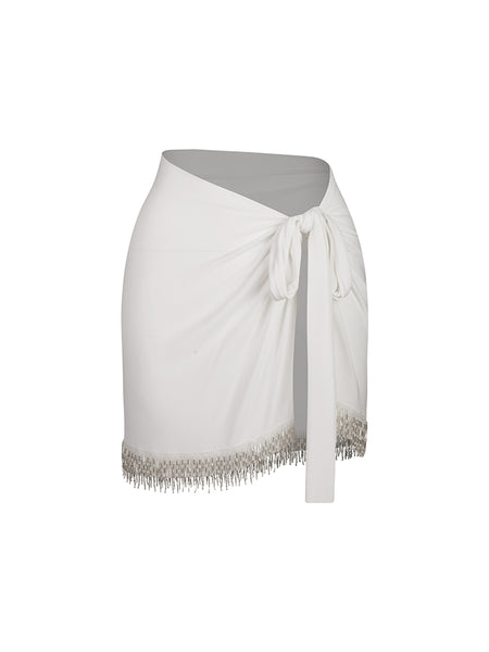 ZYM Mind Wrap Skirt in Black or Creamy White 24071