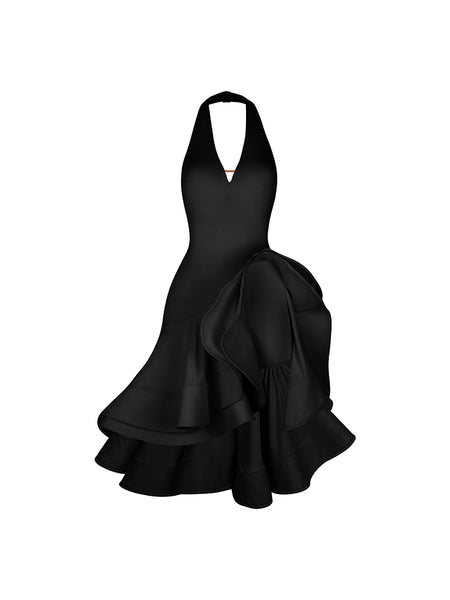 Free Australia-wide Shipping.&nbsp; Best price worldwide with tracking.


ZYM knows exactly what you want—All Yours Dress.
With its heavy-duty tailored fishbone hem, it looks like you're surrounded by blooming petals, capturing attention the moment you step into the room. The halter neck and V-neckline create a relaxed yet fitted look, while the sensual open back highlights the graceful curves of your back.

Need extra sparkle? Ask about our professional decorating service&nbsp;to make your outfit truly shi