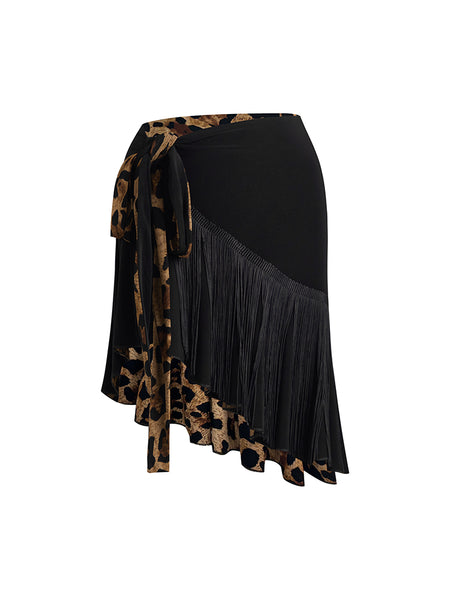 Free Australia-wide Shipping. &nbsp;Best Price Worldwide.


DUO Skirt—Why settle for one skirt when you can have two?
This clever reversible design packs double the flair: one side in classic black is adorned with dynamic swishing fringe for lively performances, while the other side boasts elegant leopard print with flowing pleats for graceful routines. The adjustable wrap-around fit ensures comfort and security with every move.