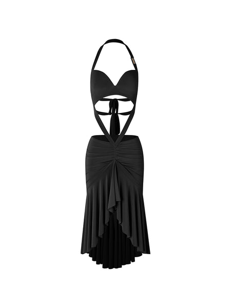 Free Australia-wide Shipping.&nbsp; Best price worldwide with tracking.


Allure Dress has that ‘wow’ factor you’ve been looking for.
Custom metal grommet amplifies every move like strategic spotlights while the adjustable crisscross back straps ensure your perfect fit. The flared ruffle skirt transforms spins into showstopping moments, and the sculpted cutouts design flatters your waist without holding you back. Eye Catching Latin Dress for Performance, Shows &amp; DanceSport Competition.