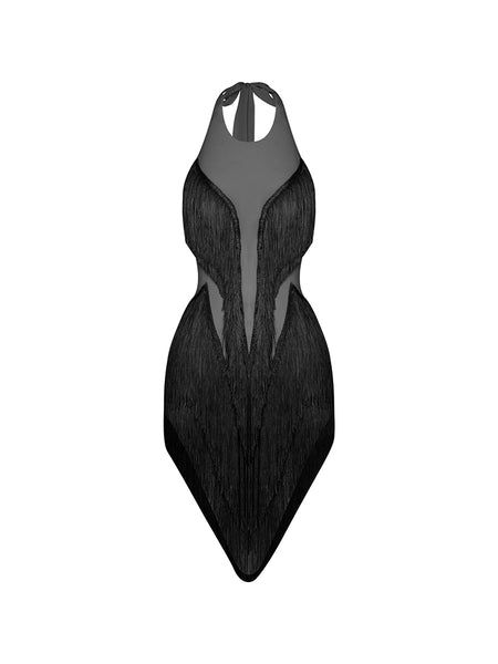 Free Australia-wide Shipping.&nbsp; Best price worldwide with tracking.


When the fringe flies, Daiquiri Fringe Dress takes center stage.
Soft adjustable straps gently hug the neck for a perfect fit, while the triangle-shape lower section of the dress shapes your legs beautifully. Thick fringes swing and shimmer with every move, bringing your dance to life. Breathable fabrics mix with silky mesh panels for cool comfort and easy movement. The perfect fringe dress for dance practice, lessons, shows and compe