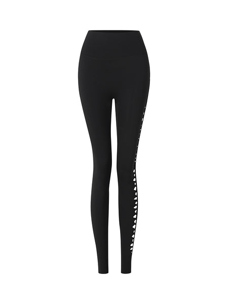 SALE ZYM Weave Pants 25088 in Black - Best Selling Leggings For Dance Practice, Clubbing, Zouk, Bachata Dance, Salsa Dancing with Cutout Pattern