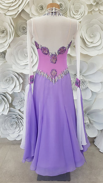 SALE Ballroom Dress "Ballroom Lilac White"