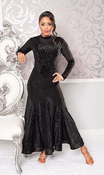 D210 Long Angelica Ballroom Dress in Various Colours