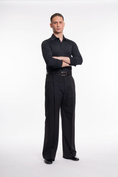 RS Atelier Lorenzo Classic Men’s Ballroom Trousers | Black