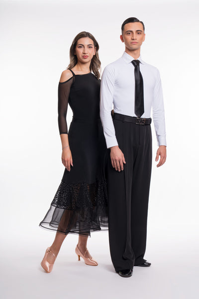 RS Atelier Lorenzo Classic Men’s Ballroom Trousers | Black