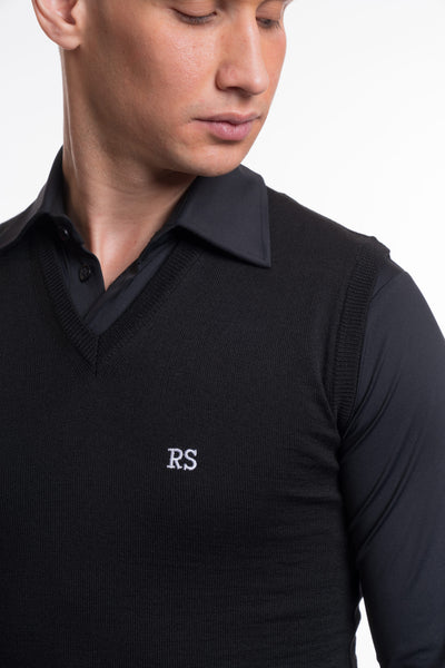 RS Atelier Daniele Men’s Stretch Ballroom Body Shirt | Black or White