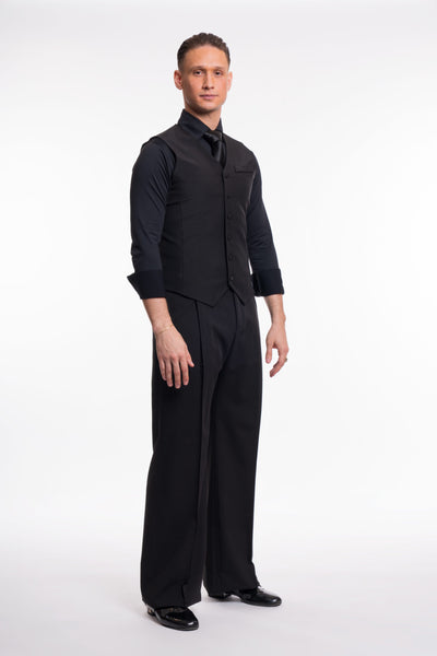 RS Atelier Daniele Men’s Stretch Ballroom Body Shirt | Black or White