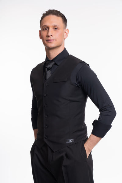 RS Atelier Daniele Men’s Stretch Ballroom Body Shirt | Black or White