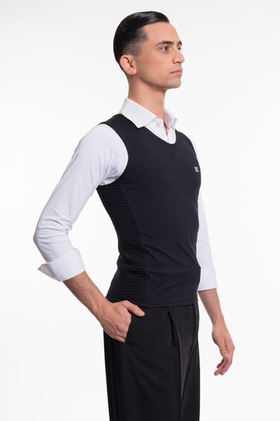 Free Australia-wide shipping. Best price worldwide with tracking.

RS Atelier Dmitry men's ballroom waistcoat

Bring a smart, finished look to your ballroom dance outfit with the RS Atelier Dmitry waistcoat. Layer it over your favourite shirt for dance practice, a performance or a medal exam. Its fitted, stretchy feel lets you move comfortably through the music while keeping your silhouette polished. Made in cool, high-quality stretch fabric and available in Black, this style is worn and loved by many top p