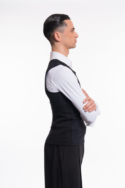 Free Australia-wide shipping. Best price worldwide with tracking.

RS Atelier Dmitry men's ballroom waistcoat

Bring a smart, finished look to your ballroom dance outfit with the RS Atelier Dmitry waistcoat. Layer it over your favourite shirt for dance practice, a performance or a medal exam. Its fitted, stretchy feel lets you move comfortably through the music while keeping your silhouette polished. Made in cool, high-quality stretch fabric and available in Black, this style is worn and loved by many top p