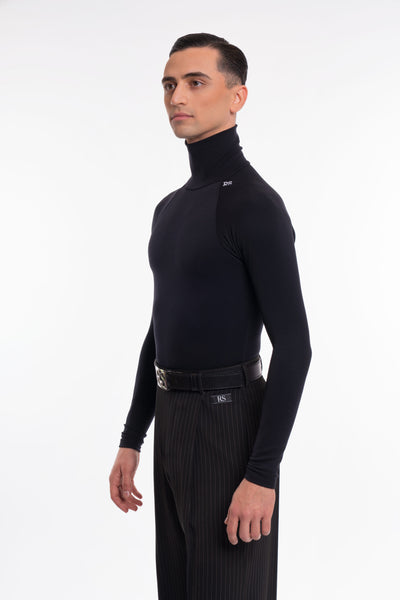 RS Atelier Lorenzo Fashion Men’s Ballroom Trousers | Black & White Pinstripe