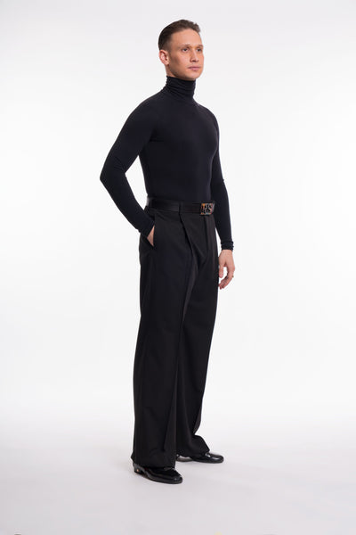 RS Atelier William Men’s Turtleneck Dance Top | Black