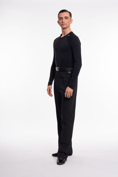 high quality Italian made ballroom dancewear australia.  made in italy, luxury ballroom dance clothing for ladies & gents, mens ballroom dance wear.Free Australia-wide shipping. Best price worldwide.
RS Atelier Duccio men's ballroom and Latin dance trousers.
Step onto the practice floor or competition floor in the RS Atelier Duccio trousers, designed for a polished fit and comfortable movement. This newer design has smaller pleats and a narrower leg than the popular Lorenzo trousers, giving ballroom, Latin