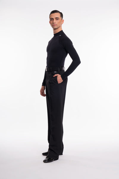 high quality Italian made ballroom dancewear australia.  made in italy, luxury ballroom dance clothing for ladies & gents, mens ballroom dance wear.Free Australia-wide shipping. Best price worldwide.
RS Atelier Duccio men's ballroom and Latin dance trousers.
Step onto the practice floor or competition floor in the RS Atelier Duccio trousers, designed for a polished fit and comfortable movement. This newer design has smaller pleats and a narrower leg than the popular Lorenzo trousers, giving ballroom, Latin