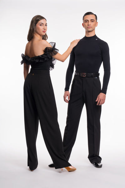 Free Australia-wide shipping. Best price worldwide.

RS Atelier Duccio men's ballroom and Latin dance trousers

Step onto the practice floor or competition floor in the RS Atelier Duccio trousers, designed for a polished fit and comfortable movement. This newer design has smaller pleats and a narrower leg than the popular Lorenzo trousers, giving ballroom, Latin and smooth dancers a refined silhouette for performance, practice and teaching. They are also a smart choice for lessons, medal exams and DanceSpor
