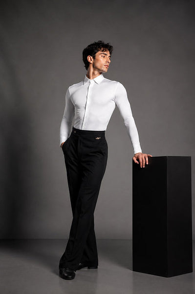 Alfa Fashion Mens Vest, Pants & Shirt Bundle (Pants without Pleats) - Mens Waistcoat, Shirt & Pants for Ballroom Dance Events, Shows, Performance & DanceSport Competition with Worldwide Delivery
