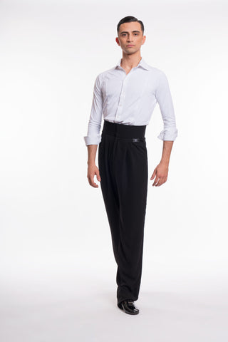 RS Atelier Special Men’s Slim Fit Ballroom Body Shirt | Black or White