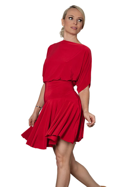 Free Australian Delivery - Best Price Delivered Worldwide.

This D2401 Simple Short Dress is perfect for dancing with its wide, moving skirt and sexy back slit. Get ready to turn heads on the dance floor with this versatile and stylish dress. A great dress for parties, social dancing, evening wear plus dance medals &amp; competitions. Belt &amp; accessories sold separately.