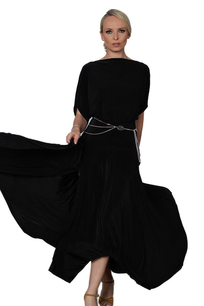 Free Australian Delivery - Best Price Delivered Worldwide.

Expertly crafted for the ballroom, the D2402 Simple Long Dress offers a loose top design and a stylish slit in the back for maximum comfort and mobility. Perfect for dancers looking for a simple yet elegant look. A great dress for parties, social dancing, evening wear plus dance medals &amp; competitions.