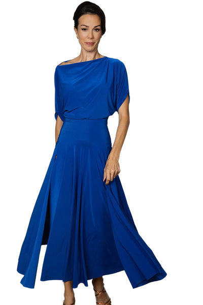 Free Australian Delivery - Best Price Delivered Worldwide.

Expertly crafted for the ballroom, the D2402 Simple Long Dress offers a loose top design and a stylish slit in the back for maximum comfort and mobility. Perfect for dancers looking for a simple yet elegant look. A great dress for parties, social dancing, evening wear plus dance medals &amp; competitions.