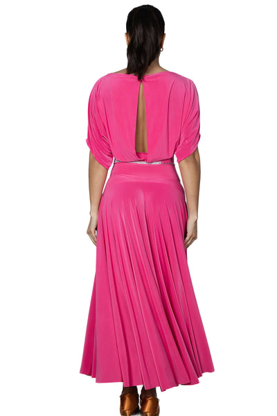 Free Australian Delivery - Best Price Delivered Worldwide.

Expertly crafted for the ballroom, the D2402 Simple Long Dress offers a loose top design and a stylish slit in the back for maximum comfort and mobility. Perfect for dancers looking for a simple yet elegant look. A great dress for parties, social dancing, evening wear plus dance medals &amp; competitions.