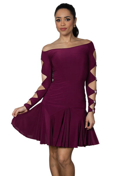 Free Australian Delivery - Best Price Delivered Worldwide.

Best Seller! &nbsp;This D2403 Short Lattice Dress is perfect for ballroom Latin dance with its elegant lattice decoration on the back and sleeves, embellished with Rhinestone trims. Showcase your moves with style and grace.&nbsp;Perfect for latin, salsa &amp; samba dance, social dancing &amp; parties, medal exams, performance &amp; competitions.