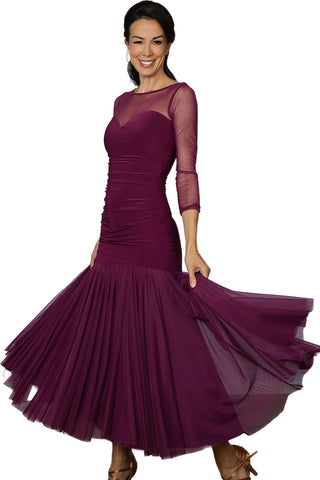 Free Australian Delivery - Best Price Delivered Worldwide.

Best Seller!&nbsp; D2406 Long Ruched Sweetheart Dress.

Made of 4 full circles of powermesh fabric, this dress not only flows beautifully on the dance floor but also accentuates your every turn. The ruched sweetheart neckline adds a touch of elegance, making you stand out from the crowd. Perfect for social dancing &amp; parties, medal exams, performance &amp; competitions.