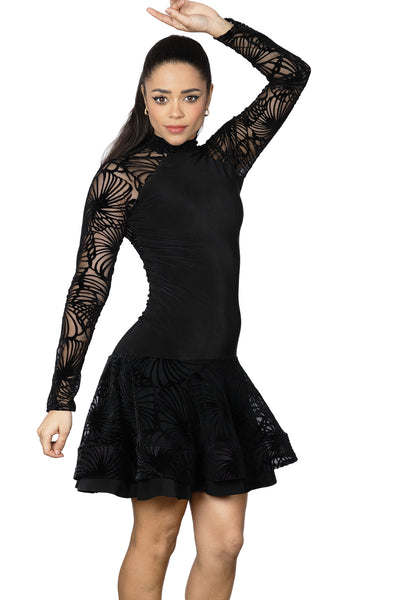 Free Australian Delivery - Best Price Delivered Worldwide.

Best Seller!&nbsp; D2410 Short Velvet Burnout Gown

Elevate your look on the Dance floor with our D2410 Short Velvet Burnout Gown. This stunning gown features a luxurious velvet burnout inset that adds a touch of elegance. The full skirt with crinoline provides a beautiful silhouette that will make you stand out in any event. Be ready to turn heads and make a statement in this gorgeous gown. Perfect for latin &amp; salsa, social dancing &amp; parti