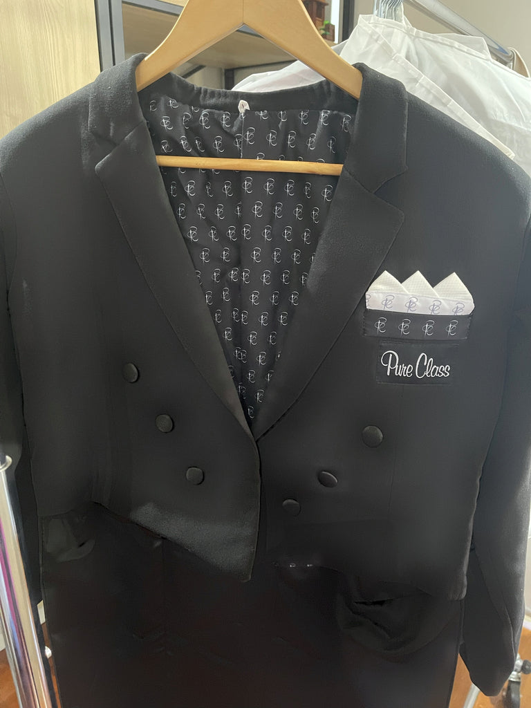 Pre-Owned Pure Class Bespoke Ballroom Tailsuit Jacket — Worn Once