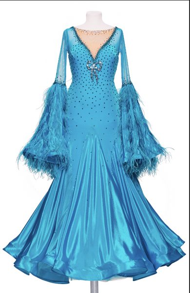 SALE Ballroom Dress Sapphire XXS-S