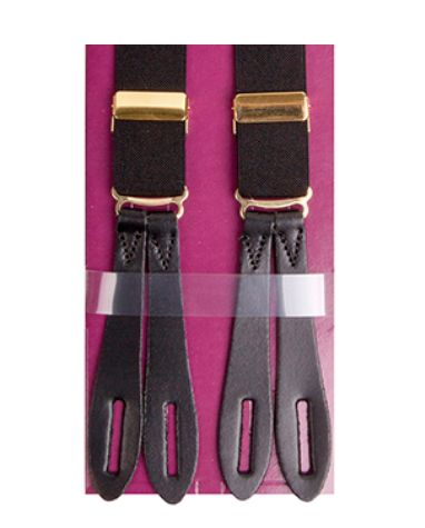 DSI-London Braces 4720 - 25mm Button Braces with Leather End