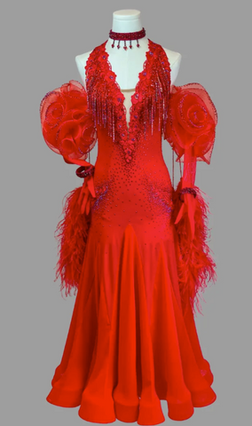 All dresses are designed and produced using the finest dance fabrics and trim by EM Couture's talented dressmakers and sourced for Dancewear For You customers at exclusive prices with worldwide delivery.

Drop us a line if you wish to have your dress produced in a different colour scheme or to enquire about the Couture Service from EM Couture and Dancewear For You to create your perfect Ballroom or Latin Dress of your dreams!.