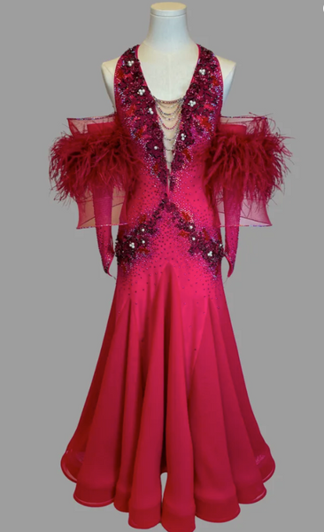 All dresses are designed and produced using the finest dance fabrics and trim by EM Couture's talented dressmakers and sourced for Dancewear For You customers at exclusive prices with worldwide delivery.

Drop us a line if you wish to have your dress produced in a different colour scheme or to enquire about the Couture Service from EM Couture and Dancewear For You to create your perfect Ballroom or Latin Dress of your dreams!.