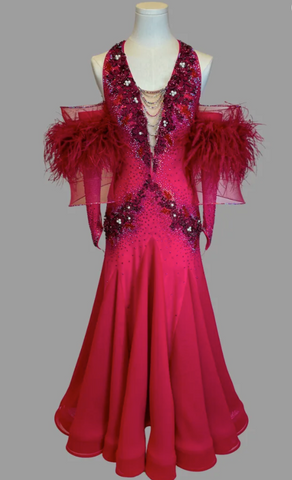 All dresses are designed and produced using the finest dance fabrics and trim by EM Couture's talented dressmakers and sourced for Dancewear For You customers at exclusive prices with worldwide delivery.

Drop us a line if you wish to have your dress produced in a different colour scheme or to enquire about the Couture Service from EM Couture and Dancewear For You to create your perfect Ballroom or Latin Dress of your dreams!.
