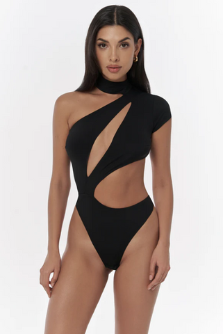 Free Australian Shipping - Best price worldwide.

Unleash your boldest self with the Gina Bodysuit. In classic black, this stunning piece features sexy cut-outs and an asymmetric design, perfect for making a striking impression. Crafted from our signature soft and elastic fabric, it ensures you feel as amazing as you look. Whether at the studio or out on the town, the Gina Bodysuit will make you feel empowered and unforgettable.


String bottom
Snap button closure at the hem
Snap&nbsp;button closer at the n