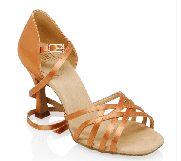 FREE AUSTRALIA-WIDE SHIPPING

Elevate your dance performance to new heights with the Kalahari Light Tan Satin Ladies' Latin American Sandal. Meticulously handcrafted to the highest standards, these dance shoes are the perfect choice for professional and competitive dancing. Designed with the dancer's comfort and performance in mind, the Kalahari combines style, support, and precision to help you shine on the dance floor. Perfect for Latin dance practice, social dancing, performance &amp; dancesport competit