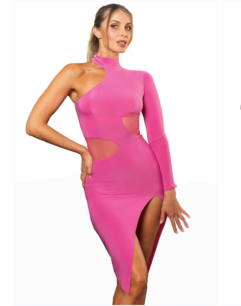 Free Australian Delivery - Best Price Delivered Worldwide.

Dare to Move. Dazzle to Impress.&nbsp;

Best Seller! Introducing the D2450 Short Cutout Asymmetric Dress with Mesh Insets&nbsp;– where edgy design meets effortless movement.&nbsp; Turn heads with every step in this striking dress, crafted for dancers who love to stand out:

Daring asymmetric cut skirt&nbsp;to show off your legs and amplify your lines
Power mesh circular insets for dynamic detail and breathability
Slim silhouette that enhances your 