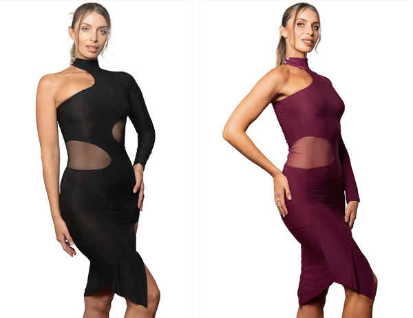 Free Australian Delivery - Best Price Delivered Worldwide.

Dare to Move. Dazzle to Impress.&nbsp;

Best Seller! Introducing the D2450 Short Cutout Asymmetric Dress with Mesh Insets&nbsp;– where edgy design meets effortless movement.&nbsp; Turn heads with every step in this striking dress, crafted for dancers who love to stand out:

Daring asymmetric cut skirt&nbsp;to show off your legs and amplify your lines
Power mesh circular insets for dynamic detail and breathability
Slim silhouette that enhances your 