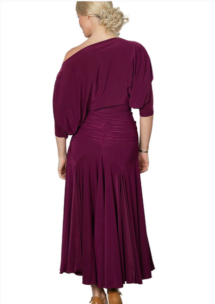 FREE AUSTRALIA-WIDE SHIPPING with tracking!&nbsp;&nbsp;

S2401 Long Tulip Skirt.&nbsp; Step onto the dance floor in style with our S2401 Long Tulip Skirt! This best-selling ballroom practice wear skirt features a flattering gathered saddle that looks great on all sizes. And with its double circle fullness, you'll be moving like mad all night long. Our best selling skirt for ballroom dance practice, lessons, medal exams and dance competition.