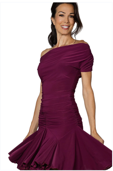 S240 Short Tulip Ballroom Skirt in Various Colours: Best Selling Latin & Salsa Skirt, Figure Flattering, Tulip Style, Knee Length Skirt for Dance Practice, Social Dancing, Medals & DanceSport Competition.